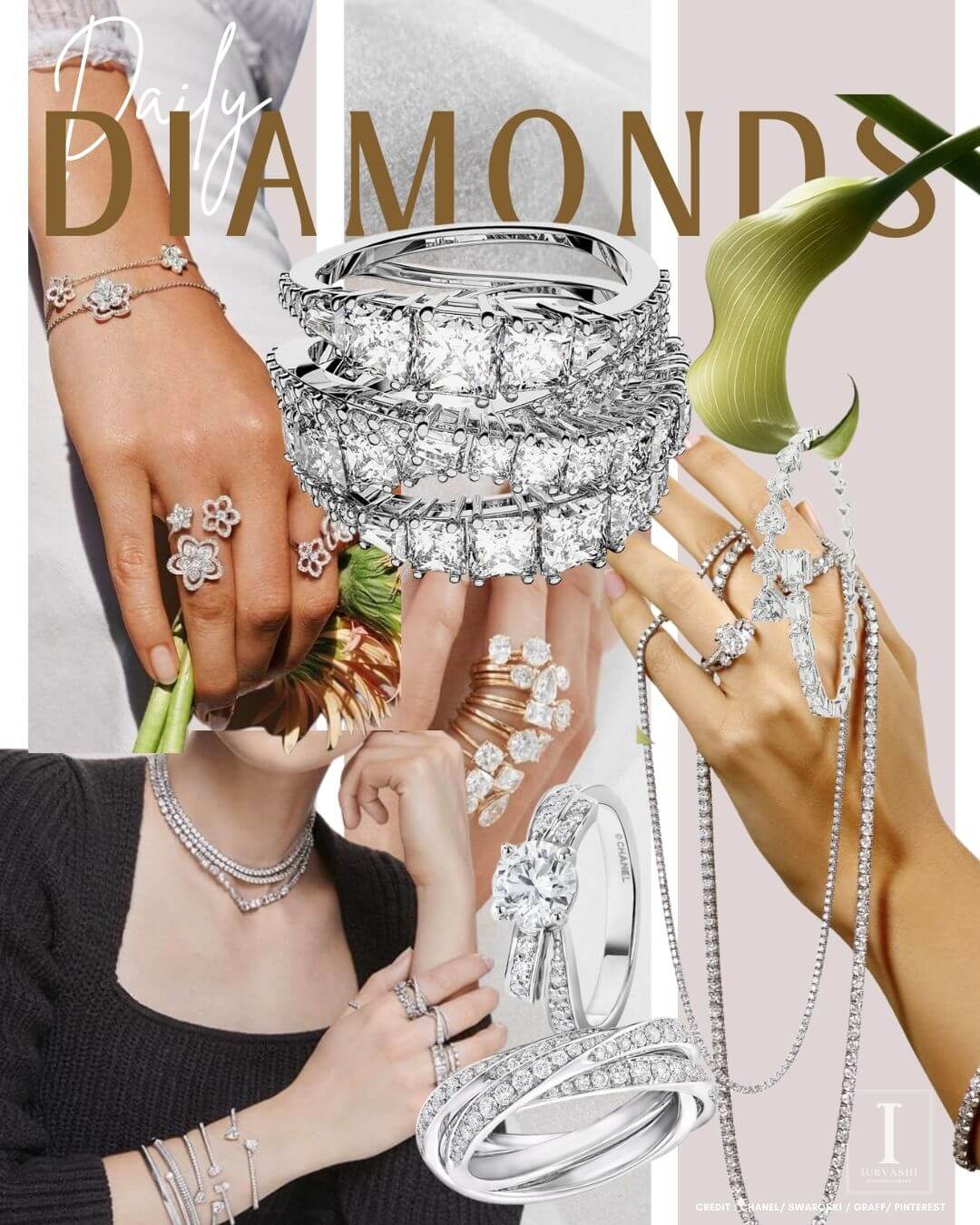 Daily Diamonds — Stacked Diamond Pieces