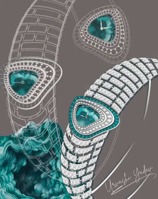 A Teal Awakening — watch design 4