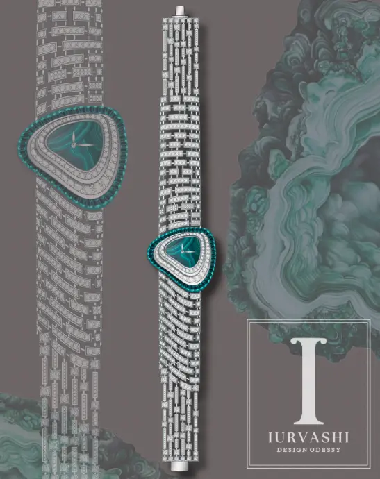 A Teal Awakening — watch design 3